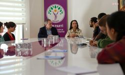 Hatimoğulları ve Bakırhan, Enternasyonal Gençlik Heyeti ile görüştü