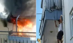 Ev sahibi evini yaktı, kiracısı kediyi kurtardı!