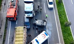 İstanbul'da zincirleme kaza! 3 şerit kapatıldı