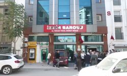 İzmir Barosu'nda devir teslim töreni...Serhat Sökmen görevi Sefa Yılmaz'dan devraldı