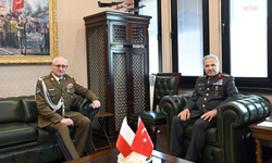 Kara Kuvvetleri Komutanı Orgeneral Tokel, Türkiye'ye gelen Polonya Kara Kuvvetleri Müfettişi Fajkowski ile bir araya geldi
