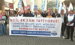 KESK İzmir Şubeler Platformu'ndan acil ek zam çağrısı: 'Bütçeden payımıza düşeni istiyoruz'