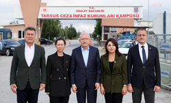 Kılıçdaroğlu, tutuklu Mersin Büyükşehir Belediye Başkanı Seçer ile Yenişehir Belediye Başkanı Özyiğit'i ziyaret etti