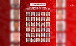 Kırmızı bültenle ve ulusal seviyede aranan 63 firari suçlu Türkiye'ye getirildi