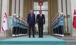KKTC Cumhurbaşkanı Erhürman ile Cumhurbaşkanı Erdoğan görüştü