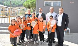 Manisa'da okulların spor altyapısına Büyükşehir desteği