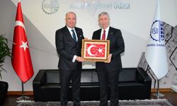 Mansur Yavaş, yeniden ASO Başkanı seçilen Ardıç'ı tebrik etti