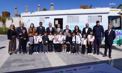 Mavi Nefes Eğitim Otobüsü, Ayvalık'ta öğrencilerle buluştu