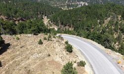 Mersin Bozyazı'da yayla ulaşımını sağlayan 14 kilometrelik yol yenilendi