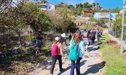 Mersin Büyükşehir Belediyesi'nin Kilikya Yolu yürüyüşünde rota Sinap Kalesi oldu