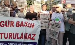 Mersin Emek ve Demokrasi Platformu'ndan basına yönelik gözaltı, tutuklama ve kayyum uygulamalarına protesto