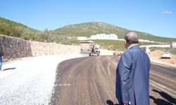 Milas Devlet Hastanesi yolunda asfaltlama çalışmaları başladı