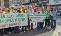 ORÇEV'den Korgan Yaylası'nda yürütülen maden sondajı çalışmalarına protesto
