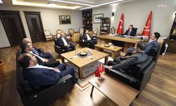 Saadet Partisi lideri Arıkan, ESDER heyetiyle görüştü