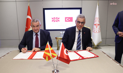 Sağlık Bakanı Memişoğlu ile Kuzey Makedonya Sağlık Bakanı Klekovski 'Sağlık ve Tıp Bilimleri Alanında Mutabakat Zaptı'nı imzaladı