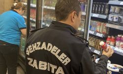 Şehzadeler Belediyesi'nden zincir marketlere denetim