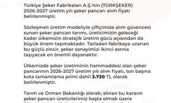 Şeker pancarının alım fiyatı ton başına 3 bin 720 TL olarak açıklandı