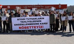 Sincan Cezaevi önünde İdare ve Gözlem Kurulu protestosu: Tahliyelerin engellenmesinde iyi niyet göremiyoruz