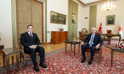TBMM Başkanı Kurtulmuş, Kuzey Makedonya Devlet Bakanı Zeynula'yı kabul etti