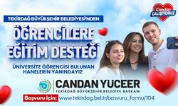 Tekirdağ Büyükşehir Belediyesi, üniversite öğrencilerine eğitim desteğini 18 bin TL'ye çıkardı
