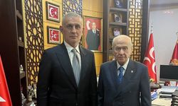 TFF Başkanı Hacıosmanoğlu, MHP Genel Başkanı Bahçeli'yi ziyaret etti