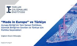 Toplum Çalışmaları Enstitüsü, 'Made in Europe' raporunu kamuoyuyla paylaştı