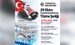 Turgutlu Belediyesi'nden 29 Ekim'e özel yüzme şenliği