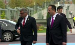 Türk Devletleri Teşkilatı Zirvesi... Cumhurbaşkanı Erdoğan, liderleri karşıladı