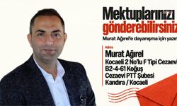 Tutuklu gazeteci Murat Ağırel mektup adresini paylaştı: Hücre malum, biraz tenha