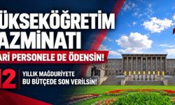 ÜNİPERSEN, üniversite idari personelinin tazminat talebinin 2027 bütçesinde karşılanmasını istedi
