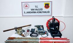 Van'da birinci derece sit alanında kaçak kazıya suçüstü: 2 gözaltı