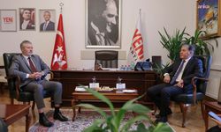 YENİ Parti Grup Başkanvekili Emir, Norveç Büyükelçisi Andreas Gaarder ile bir araya geldi
