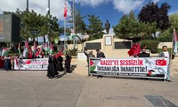 Yozgat'ta Gazze'ye yapılan saldırılar protesto edildi