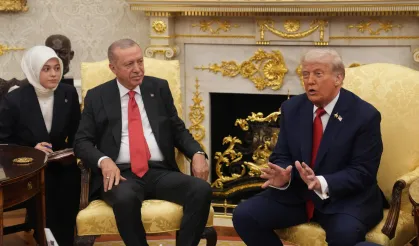Oval Ofis'te beklenen görüşme gerçekleşti... Trump'tan Erdoğan'a 'lider' övgüsü