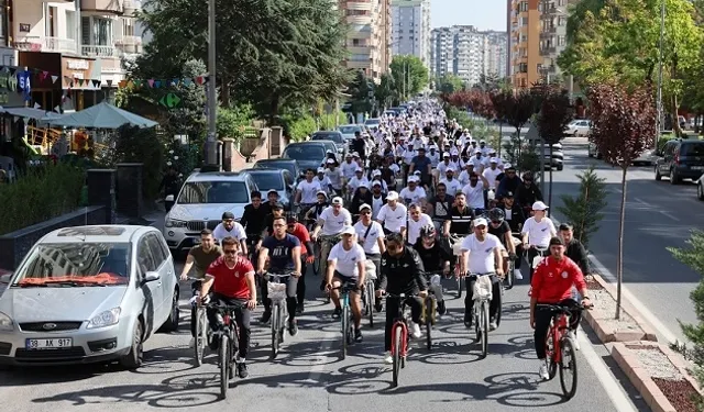 KTO Hareketlilik Haftası'nda bisikletle pedalladı