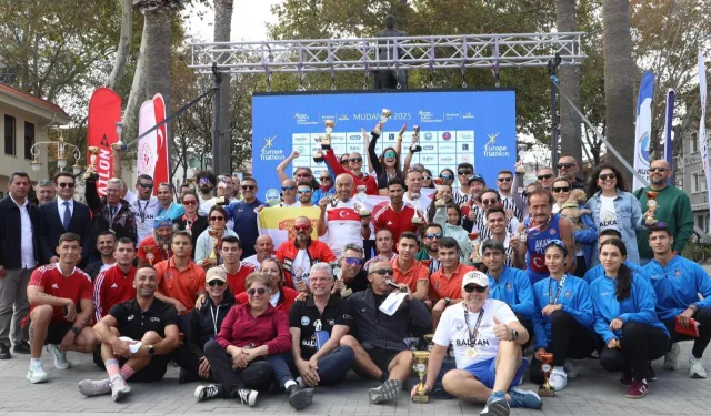Mudanya'da Avrupa Triatlon Balkan Şampiyonası sona erdi