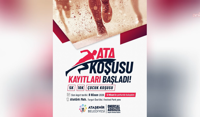 Ataşehir Ata Koşusu, 12 Nisan'da start alacak