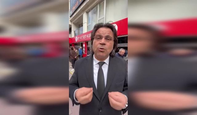 CHP Denizli İl Başkanı Horzum, Et ve Süt Kurumu önünden seslendi: 'Vatandaş kuyrukta, iktidar sofrada'