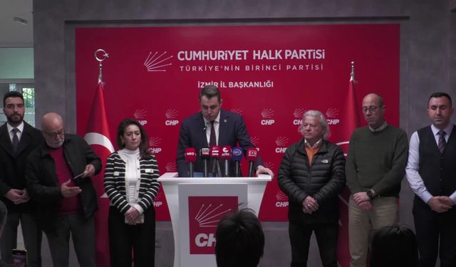 CHP İzmir İl Başkanı Güç: 'Kendi beceriksizliklerinin üstünü örtmek için Cumhuriyet Halk Partili belediyelerimize yükleniyorlar
