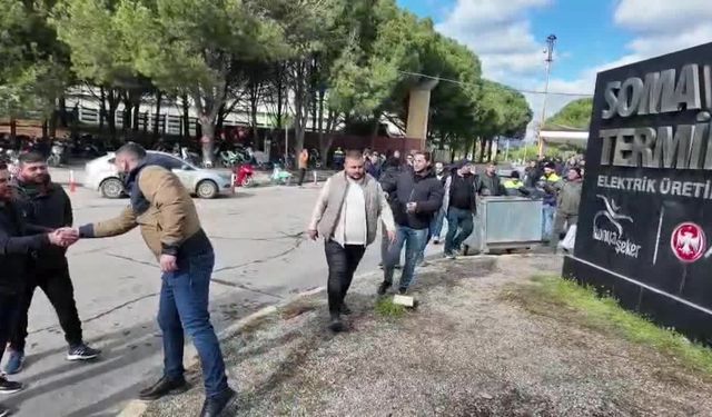 Somada termik santral işçilerinin eylemi... Selma Aliye Kavaf: 'Bu sektörde zarar ediliyorsa iyi yönetilemiyor demektir'