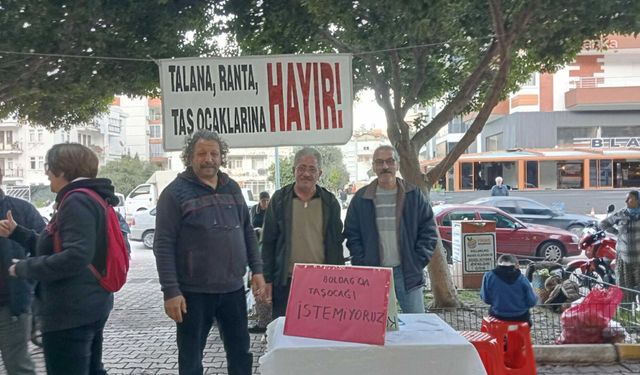 TİP Finike İlçe Örgütü'nden Boldağ'da açılmak istenen taş ocaklarına karşı imza kampanyası... 'Kimse halkın malını, toplumun geleceğini gasp edemez'