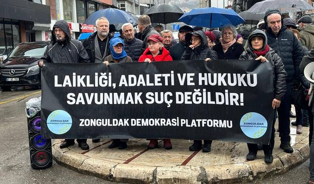 Zonguldak'ta 'Laikliği birlikte savunuyoruz' bildirisine destek açıklaması