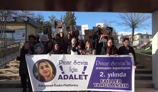 Adıyaman'da öldürülen Pınar Sevim'in davası öncesi 'Adalet' çağrısı