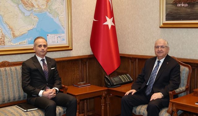 Bakan Güler, Tiran Büyükelçisi Erciyes'i kabul etti