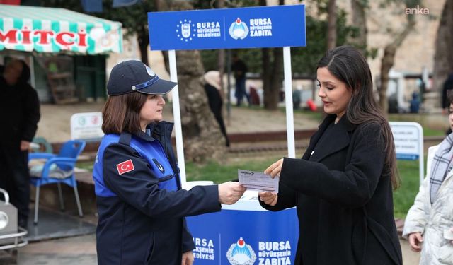 Bursa Büyükşehir Belediyesi Zabıtası, tüketicileri hakları konusunda bilgilendirdi