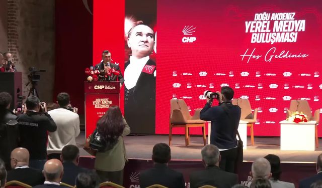 CHP'den Doğu Akdeniz Yerel Medya Buluşması: CHP'li Bulut: 'TRT savcılığa soyundu'