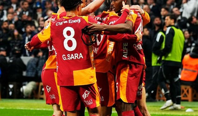 Derbinin galibi, Beşiktaş'ı 1-0 mağlup eden Galatasaray oldu