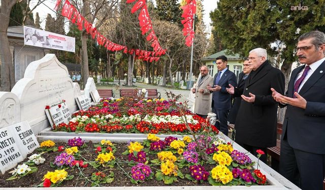 İYİ Parti lideri Dervişoğlu'ndan Necmettin Erbakan'ın kabrine ziyaret