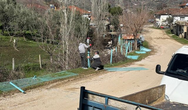 Manisa'da tehlike arz eden dereler güvenli hale getiriliyor