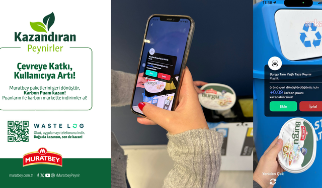 Muratbey'den Küresel Geri Dönüşüm Günü'nde aile bütçesine ve çevreye katkı: 'Kazandıran Peynirler'